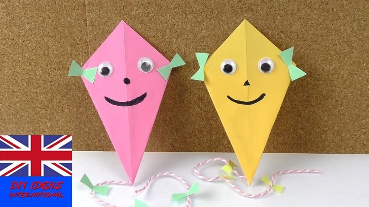 Make a super cool Kite as decoration | Nice idea for the Fall | Really easy idea for kids