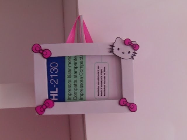 Nuevo marco de fotos de goma eva y carton Hello Kitty
