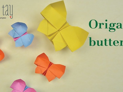 Origami Butterfly Box with Heart | Easy Origami Instruction