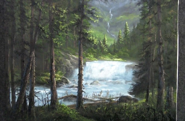 Painting from a Photo | Canadian Waterfall | Paint with Kevin Hill