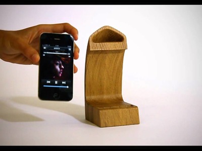 Scaleno, the new natural iPhone docking station