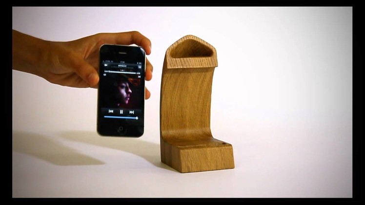 Scaleno, the new natural iPhone docking station