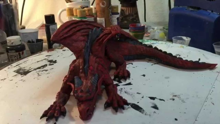 Sculpting Magnifico, the Dragon