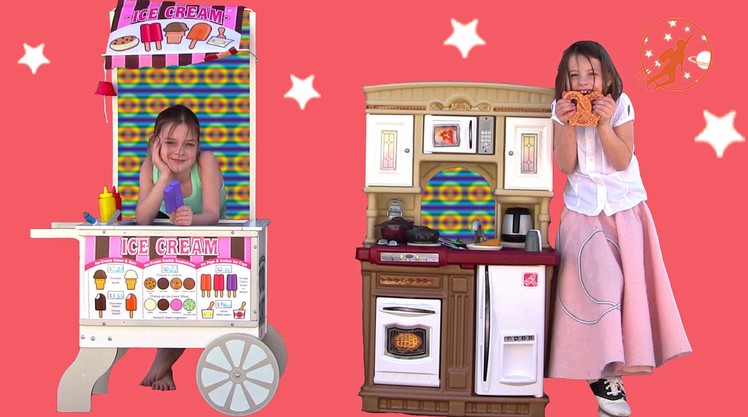 Step2 Fresh Market Kitchen & Melissa Doug Snacks & Sweets Toy Food Cart UNBOXING!  Pretend Cooking