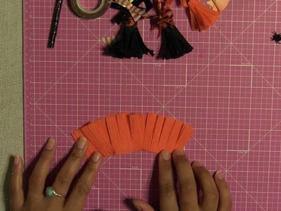 #18 Let's Make Halloween Witch's Broom Embellishment