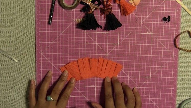 #18 Let's Make Halloween Witch's Broom Embellishment
