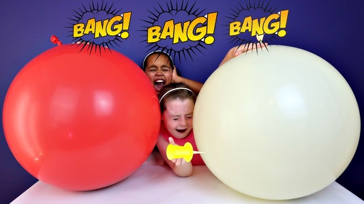 2 Giant Balloons Toy Surprise - Disney Chocolate Eggs - Orbeez - Shopkins - Animal Jam Toy Opening