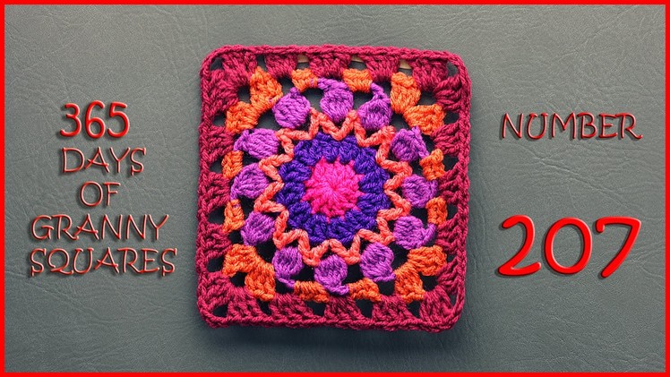 365 Days of Granny Squares Number 207