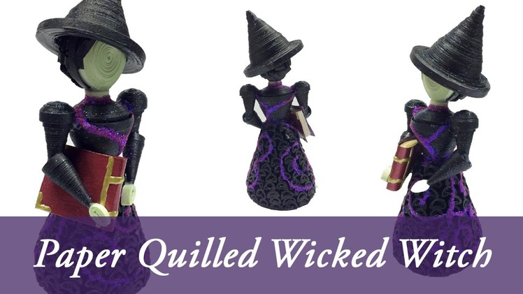 3D Paper Quilled ELPHABA (WICKED The Musical)