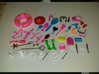 50 pc Doll Accessories for $4.34