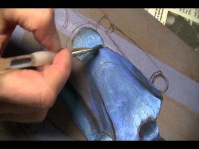 Acrylic Painting Demo--Artist's Mannequin