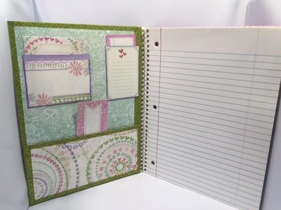 Altered Notebook for Back To School