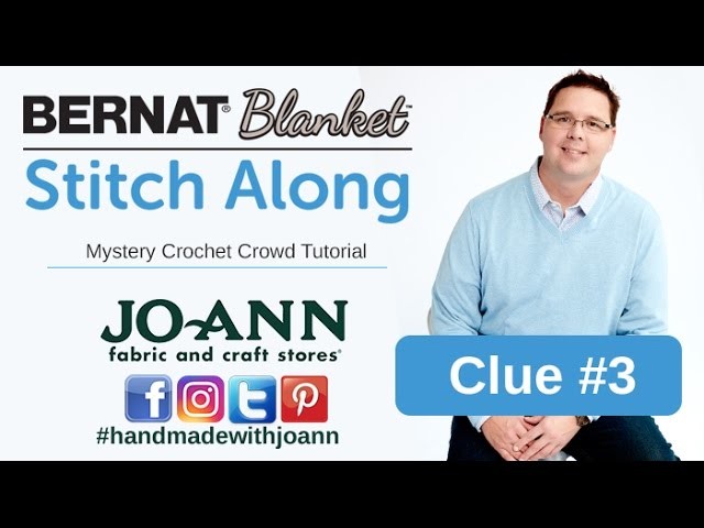 Bernat Blanket Stitch Along: Week 3 Left Handed