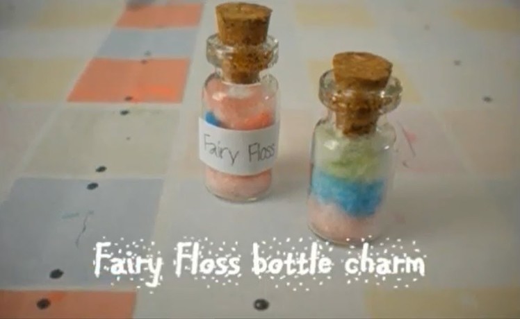 Bottle Charm: Cotton Candy.Fairy Floss