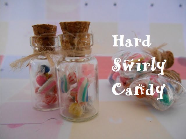 Bottle Charm: Swirly Hard Candy