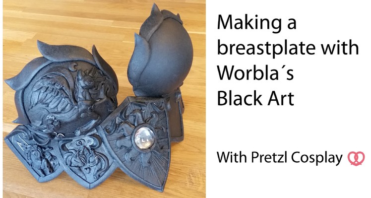 Celestia Breastplate with black Worbla