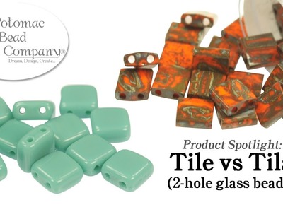 Comparison: Tile vs Tila Beads
