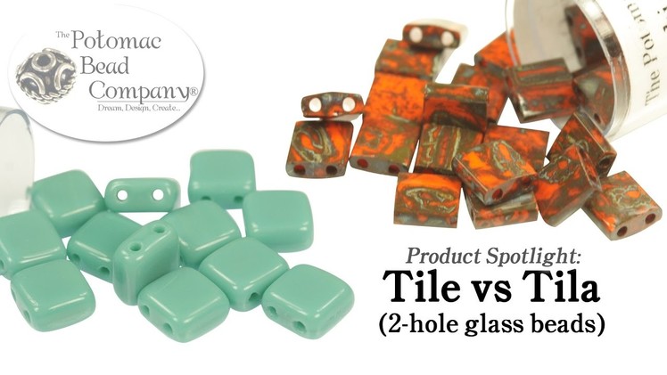 Comparison: Tile vs Tila Beads