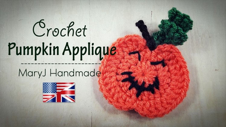 Crochet tutorial: pumpkin applique