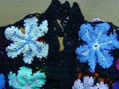 Crocheted Flower Jacket Part 2