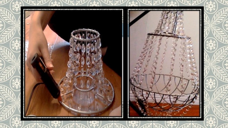 DIY: crystal chandelier