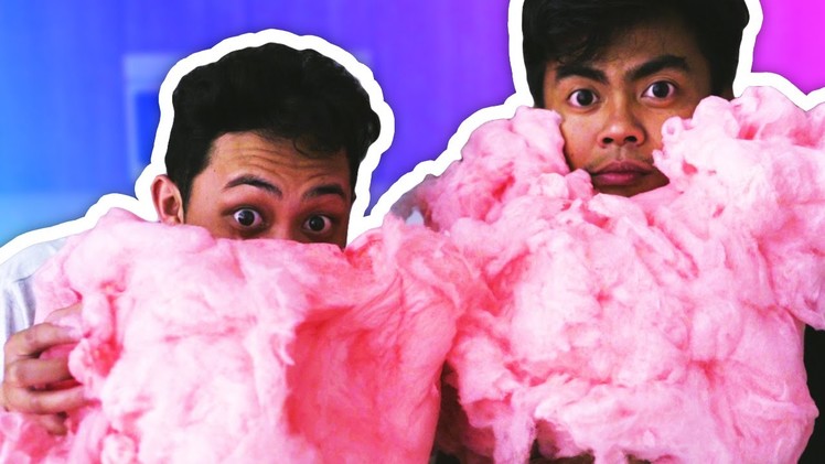 DIY GIANT COTTON CANDY!