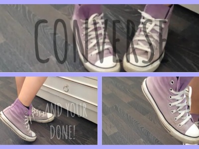 DIY:  Ombre Converse!