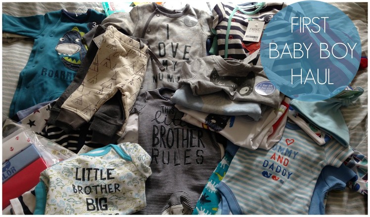 First Baby Boy Clothes Haul!