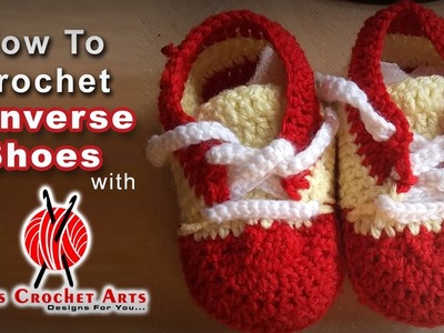 How to Crochet Converse Shoes