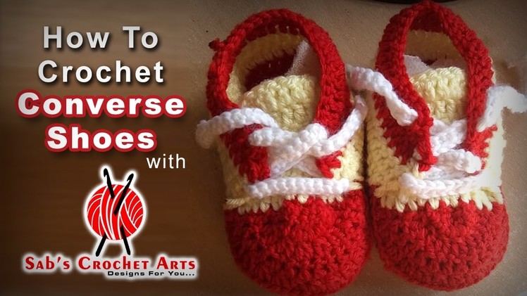 How to Crochet Converse Shoes