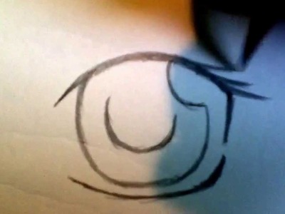 How to draw a manga eye- female
