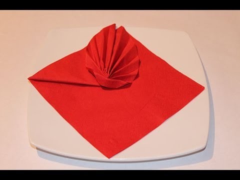 How to Fold a Napkin - Leaf