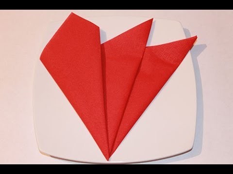 How to fold napkins - The French Napkin Fold
