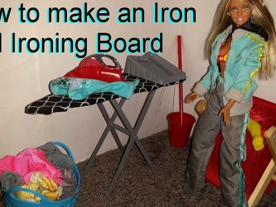 How to make a Barbie Iron and Ironing Board