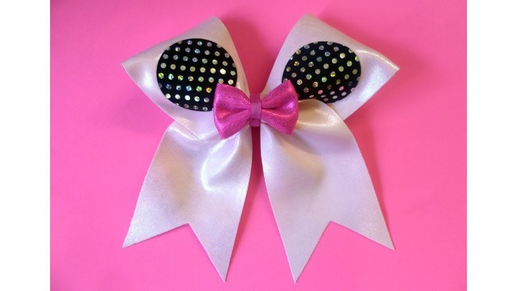 How to make a cheer bow "WORLDS" style by Lisa Pay