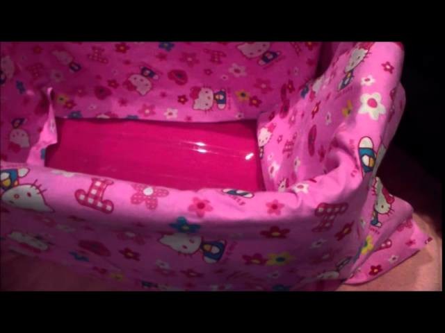 How to make a Reborn baby bed out of a washing basket