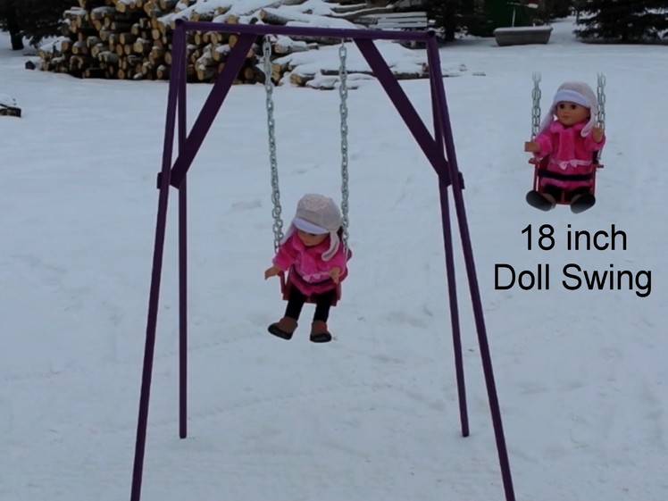 How to make a Swing for 18 inch Doll