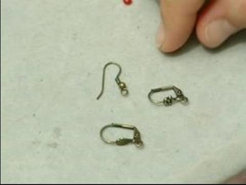 How to Make Handcrafted Jewelry : How to Attach Wire for Handcrafted Earrings