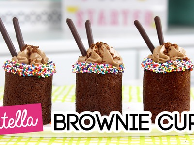 How to Make Nutella Brownie Cups!