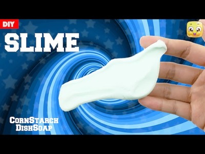 How to make Slime with Cornstarch and Dish Soap