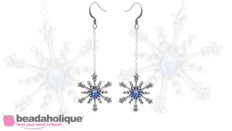 How to Make the Twirling Snowflake Earrings