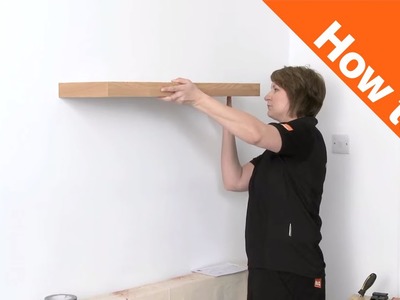How to put up a floating shelf