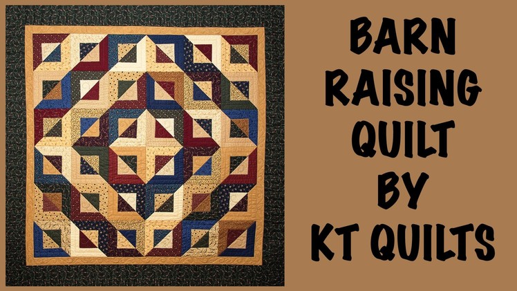 Kansas Troubles- Barn Raising Quilt with the Five & Dime Ruler