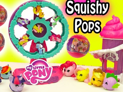 MLPS Squishy Pops My Little Pony Ferris Wheel Display Set & Surprise Blind Bag Balls