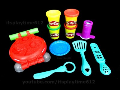 Play-Doh BURGER BARBECUE Fun Creativity for Little Kids | itsplaytime612