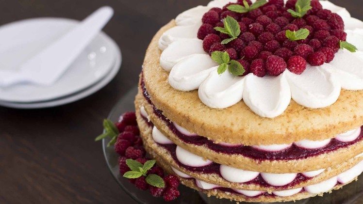 Raspberry Vanilla Cake Recipe