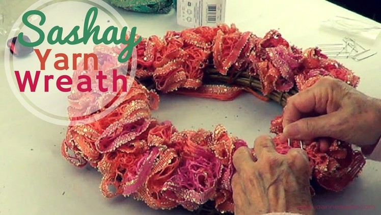 Sashay Yarn Wreath