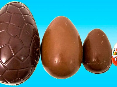 Surprise Eggs Different sizes! Opening Kinder Surprise Egg Mystery Chocolate Eggs