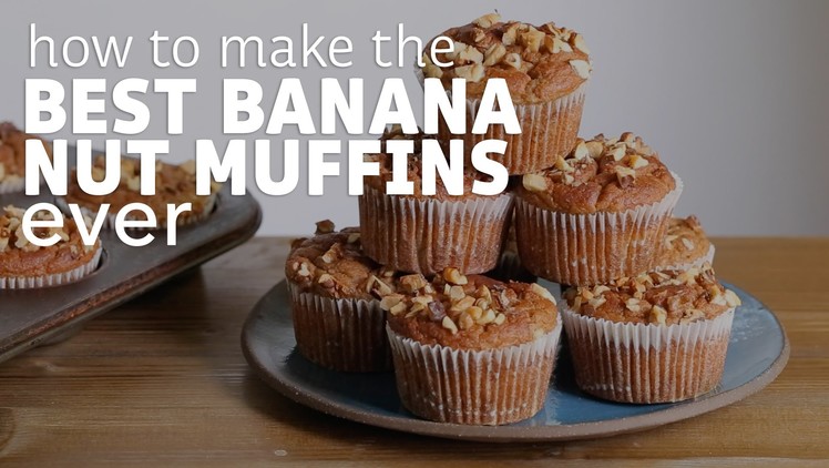 The Best Banana Nut Muffins Ever (And They Are Healthy!)