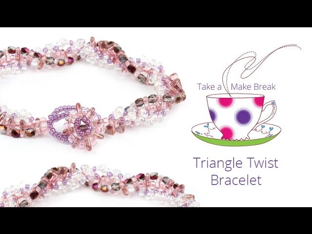 Triangle Twist Bracelet | Take a Make Break with Sarah